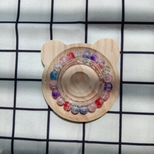 coloured glaze bead bracelet‌-1A