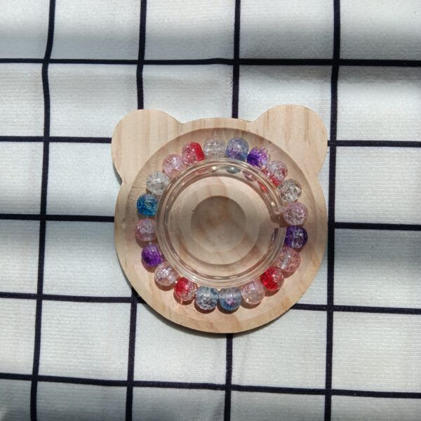 coloured glaze bead bracelet‌-1A