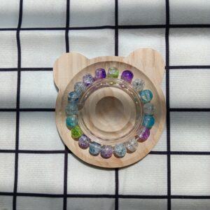 coloured glaze bead bracelet‌-3A