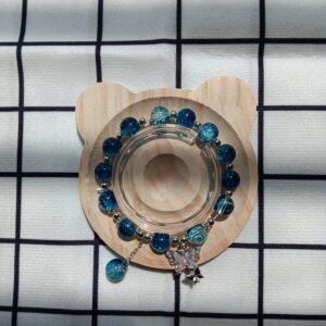 coloured glaze bead bracelet‌-4A