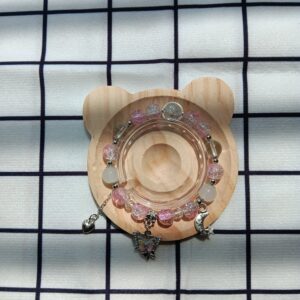 coloured glaze bead bracelet‌-8A