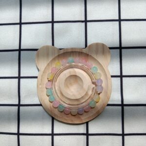 coloured glaze bead bracelet‌-9A