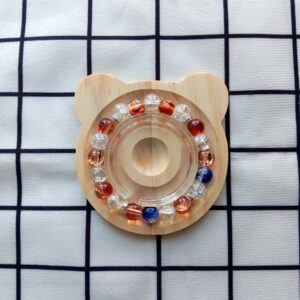 coloured glaze bead bracelet‌-11A