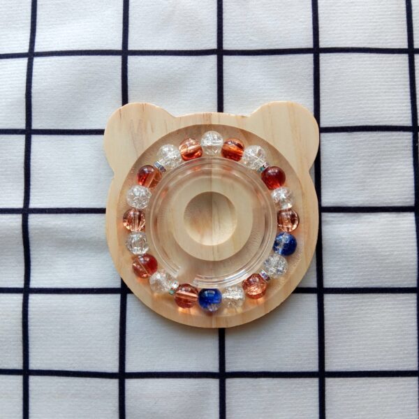coloured glaze bead bracelet‌-11A